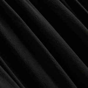 Mini-Kleid aus Seiden-Georgette mit gedrehten Falten und schwingender Silhouette