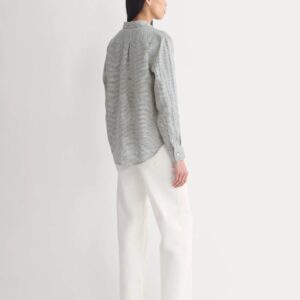 Leinenhemd mit entspannter Passform und natürlicher Textur