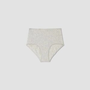 High-Rise Slip aus Baumwolle mit glattem Bund und mittlerer Abdeckung