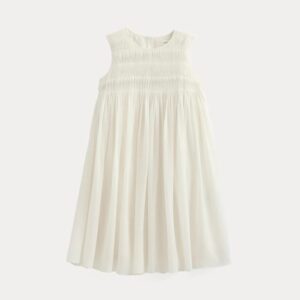 Mini-Kleid aus Seiden-Georgette mit gedrehten Falten und schwingender Passform