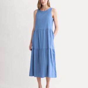 Kleider & Jumpsuits – Maxikleid mit Stufenschnitt und Stretch