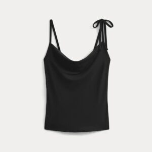 Tanktop mit verstellbaren Trägern und drapiertem Ausschnitt