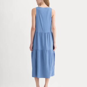 Kleider & Jumpsuits – Maxikleid mit Stufenschnitt und Stretch